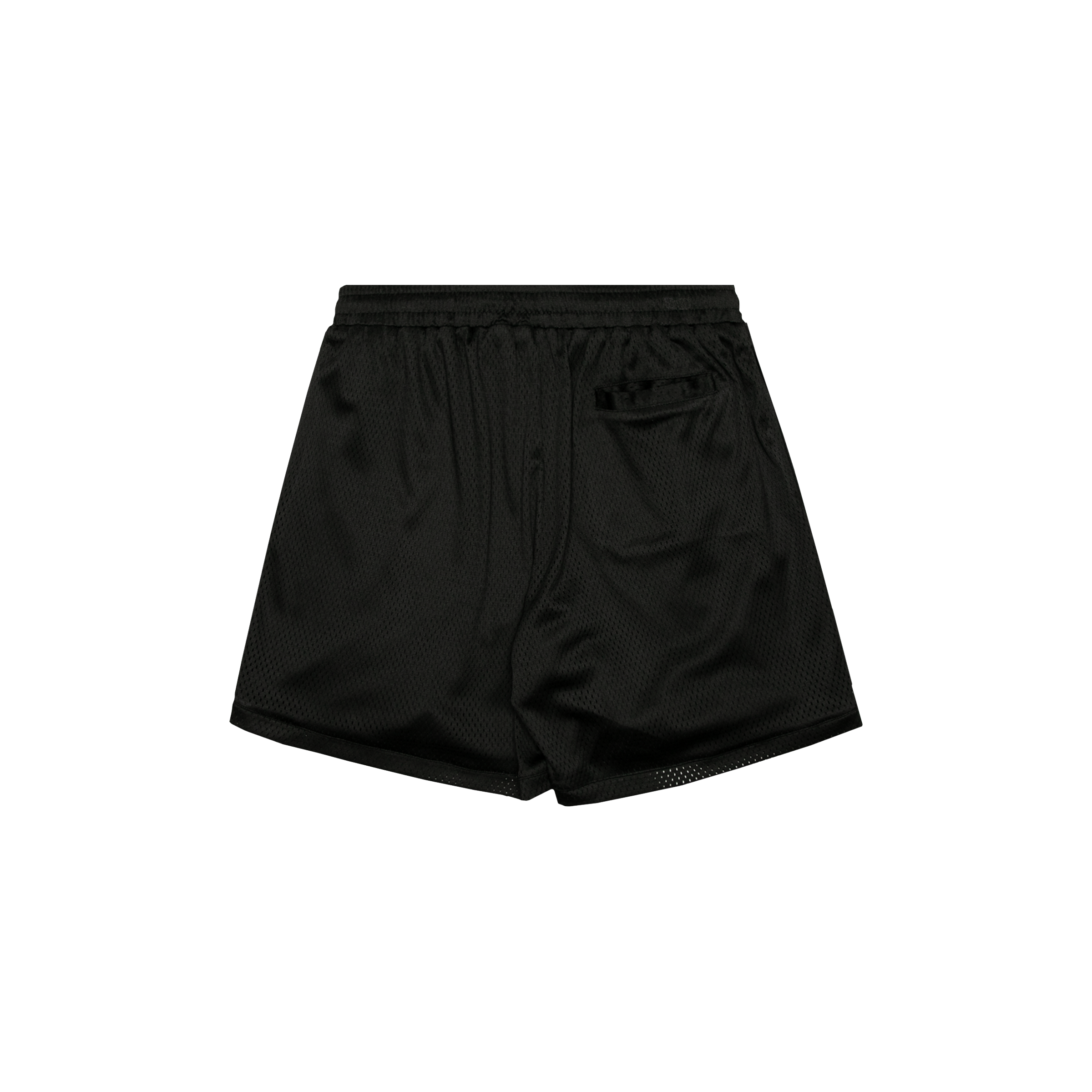 Black MOTN Logo Mesh Shorts